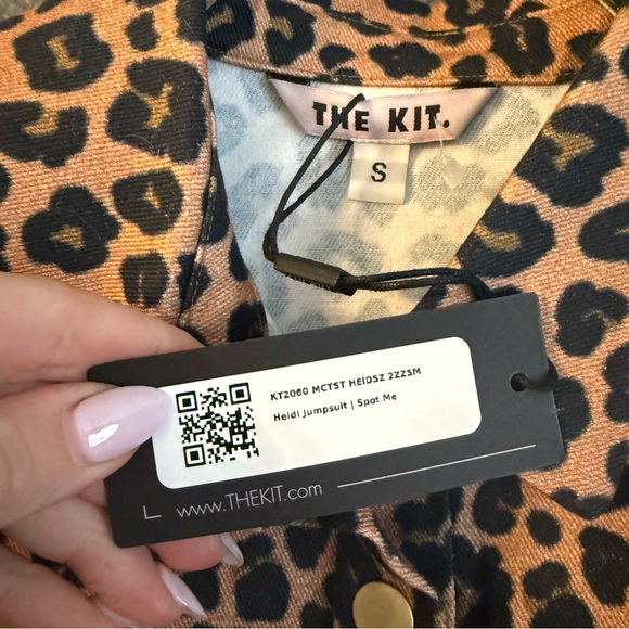 THE KIT l Heidi Jumpsuit | Spot Me - nwt size small leopard - Picture 5 of 10